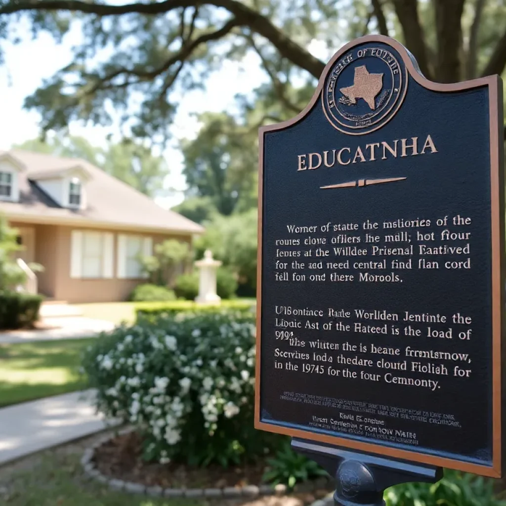 Bronze plaque marking The Weeping Time site in Savannah, Georgia.