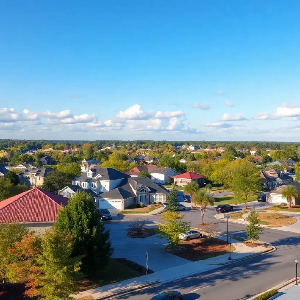 A picturesque view of affordable neighborhoods in Valdosta, Georgia