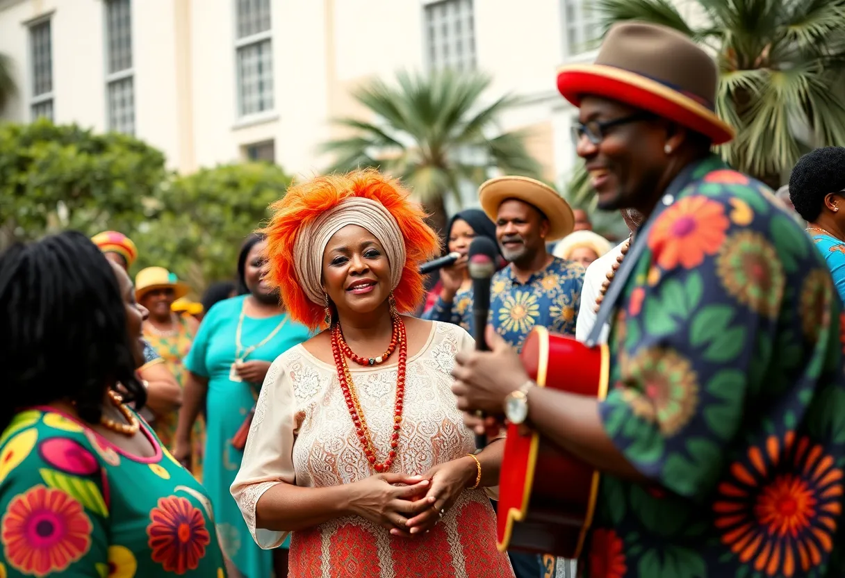 Family enjoying the Juneteenth Celebration with art activities at Telfair Museums