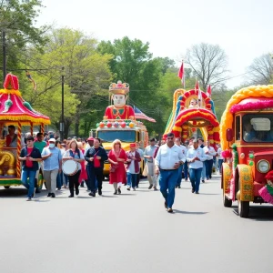 Community members enjoying the Rincon Freedom Rings Parade.