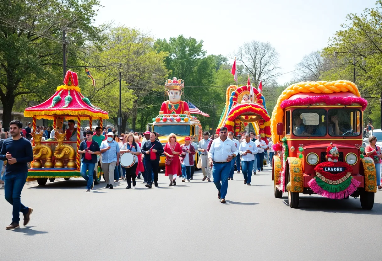 Community members enjoying the Rincon Freedom Rings Parade.