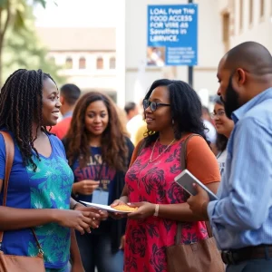 Community gathering in Savannah focused on innovation and local businesses