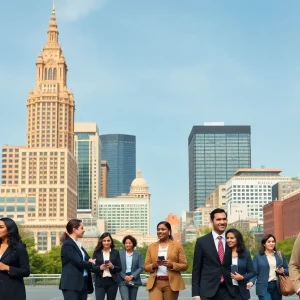 Submit A Wedding Announcement Cityscape of Savannah showcasing management professionals in various industries