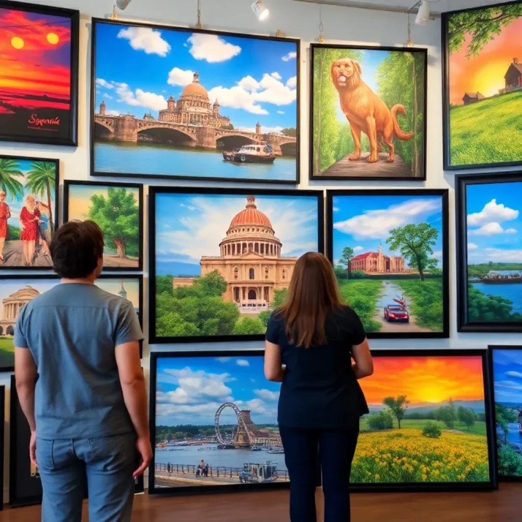 Photographs from the Savannah photo competition showcasing local artistry.