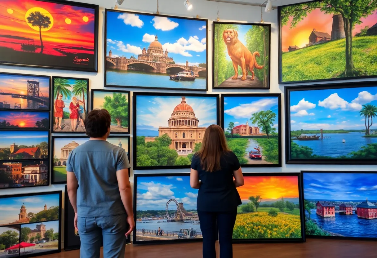 Photographs from the Savannah photo competition showcasing local artistry.