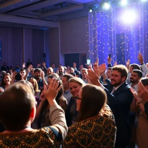 Attendees celebrating at the Southeast Emmy® Awards ceremony