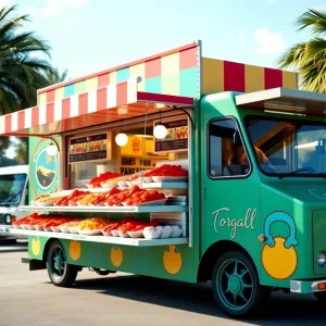 Cousins Maine Lobster food truck in Gainesville
