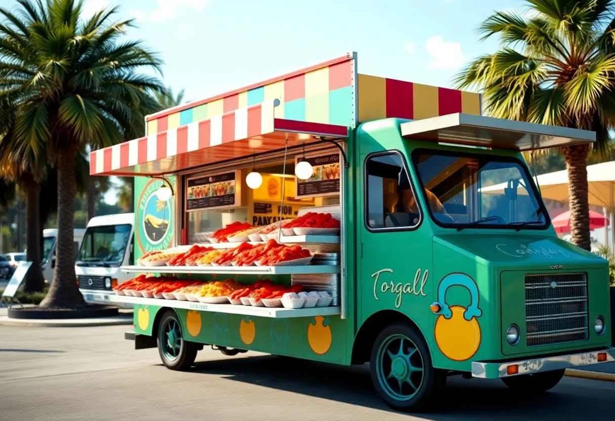 Cousins Maine Lobster food truck in Gainesville