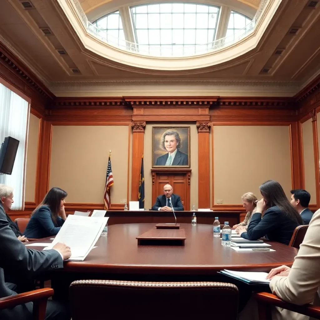 Legislative committee discussing Georgia income tax policies