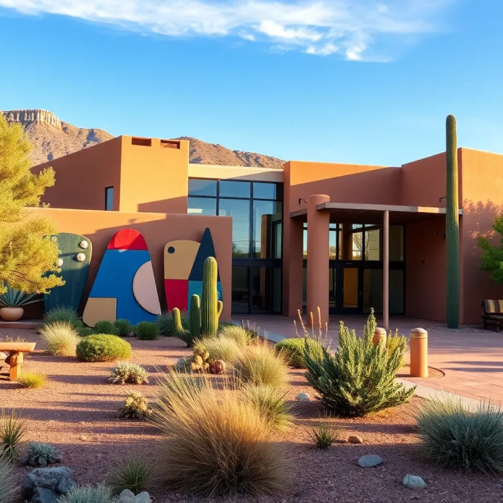 Art museum expansion reflecting Georgia O'Keeffe's artistic legacy