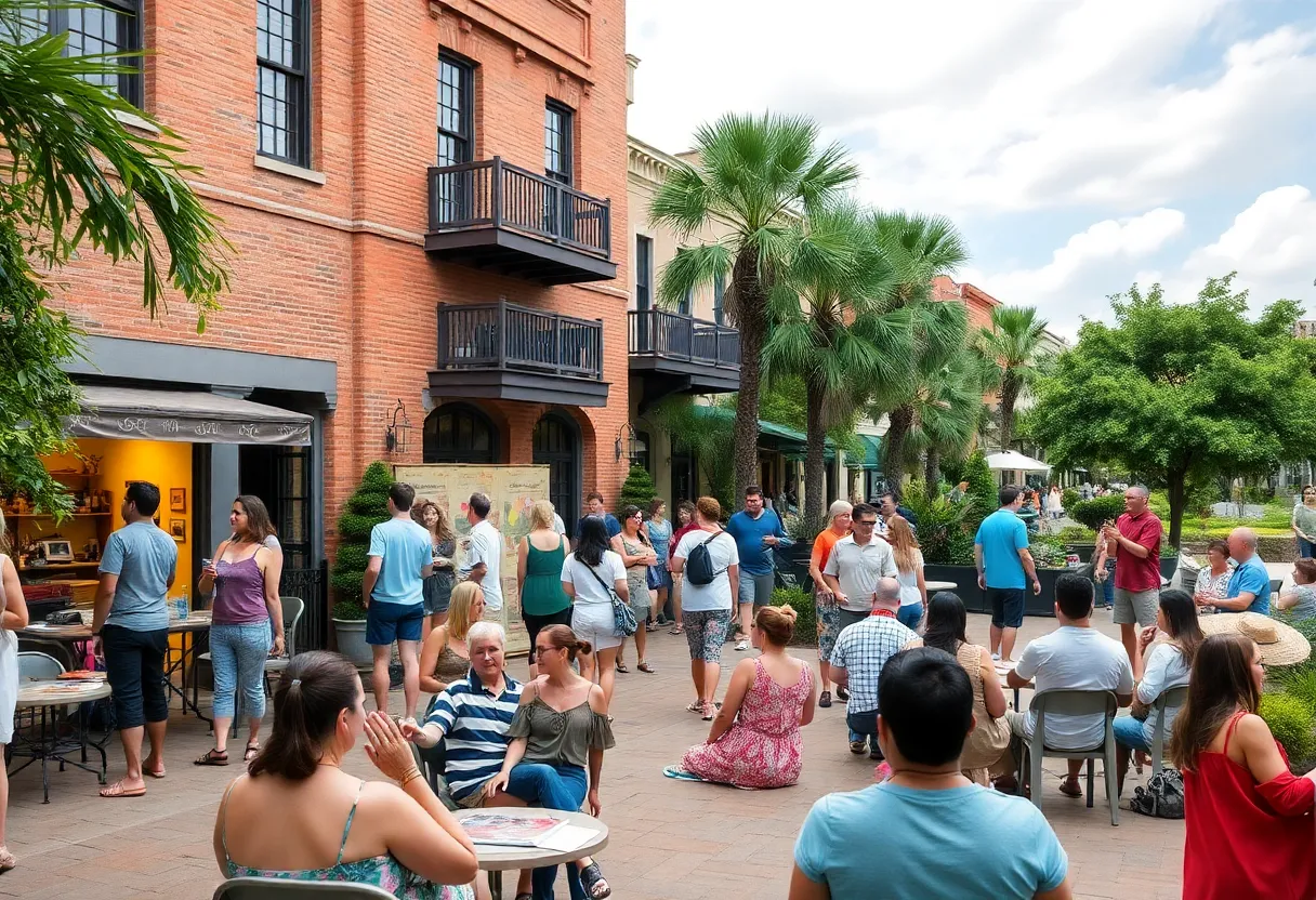 Participants engaging in summer activities in Savannah