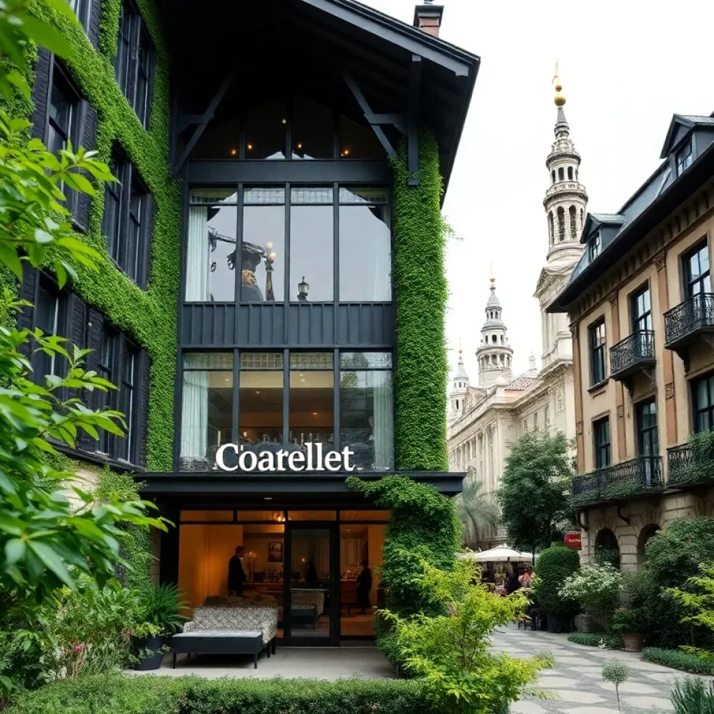 A view of The Sabal House, a luxury boutique hotel in Savannah.