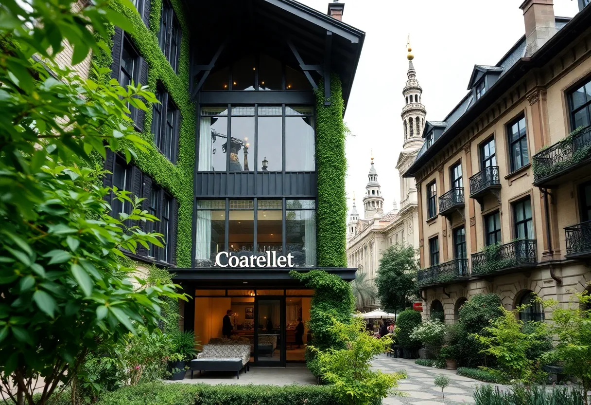 A view of The Sabal House, a luxury boutique hotel in Savannah.