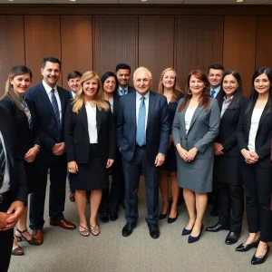 A gathering of legal professionals at the ABOTA Southeastern Georgia chapter event.