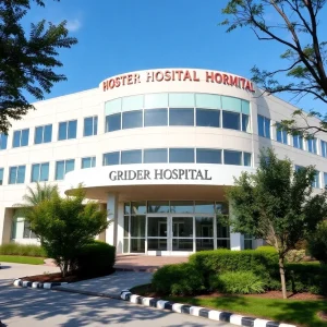 Exterior view of AdventHealth Redmond hospital