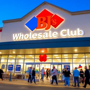 Exterior view of BJ's Wholesale Club in Warner Robins