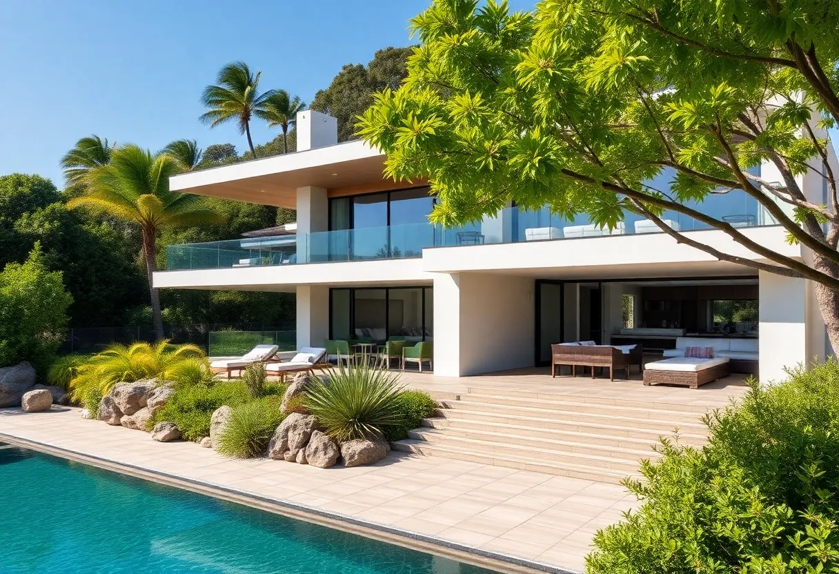 Modern coastal home valued at one million dollars