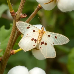 Cotton plant infested with Cotton Jassid pest