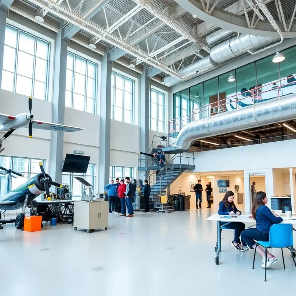 Career Technical Education building at Groves High School