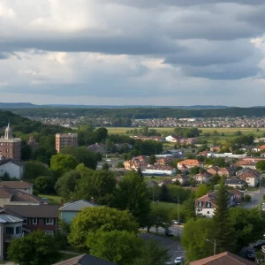 A view of Georgia illustrating economic challenges.