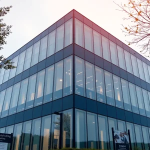 Corporate building of Georgia-Pacific reflecting leadership transition