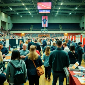 Job Dashboard Job seekers and employers at Job Palooza job fair in Savannah