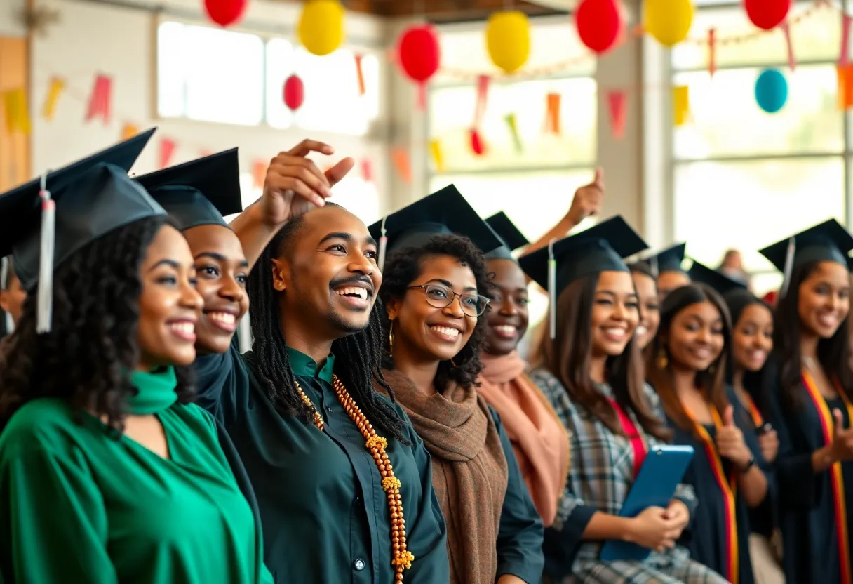 Participants of LAUNCH Savannah celebrating graduation