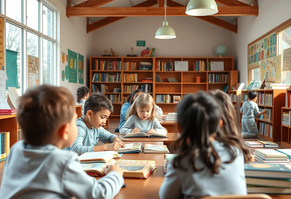 An inspiring educational environment representing community learning and engagement.