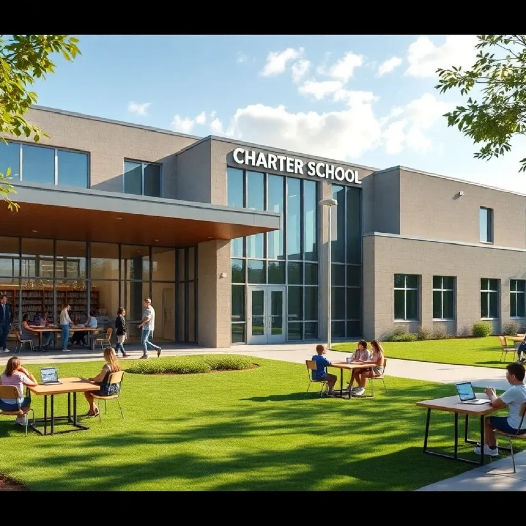 Exterior view of REACH Public Schools building
