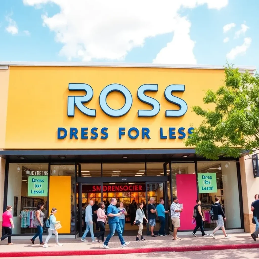 Exterior view of Ross Dress for Less located in McAlpin Square, Savannah.