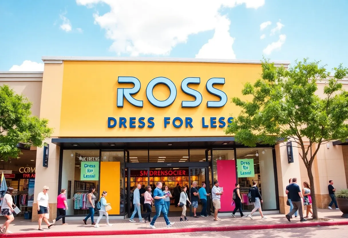 Exterior view of Ross Dress for Less located in McAlpin Square, Savannah.