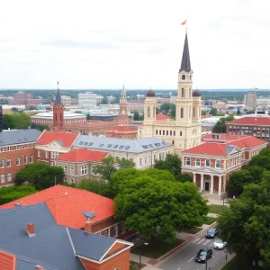 A view of Savannah, Georgia showcasing educational facilities.