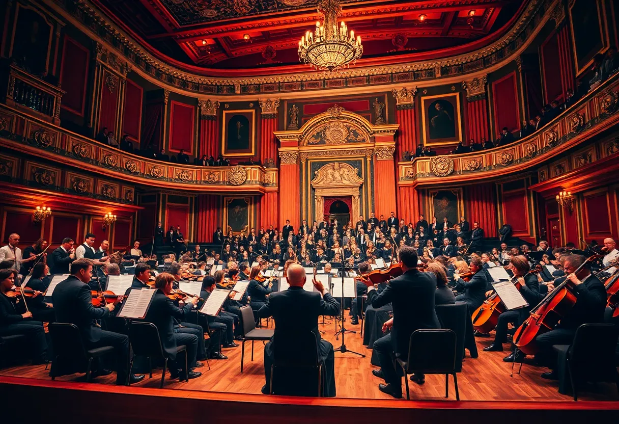 Savannah Philharmonic performing at the Lucas Theatre