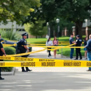 Police presence at UGA campus during emergency alert