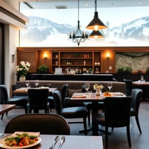 Interior of Avize showcasing elegant decor and cozy ambiance.