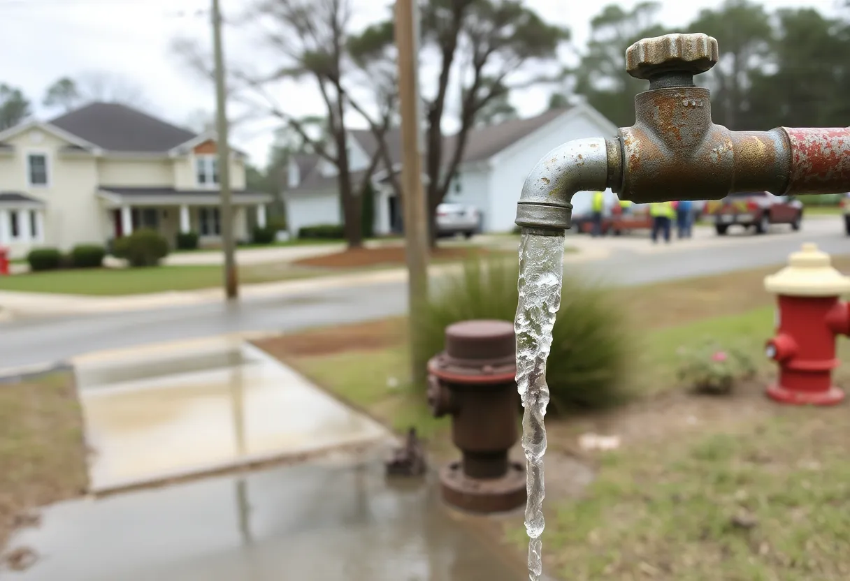 Residential neighborhood in Bluffton and Hardeeville facing water discoloration issues.