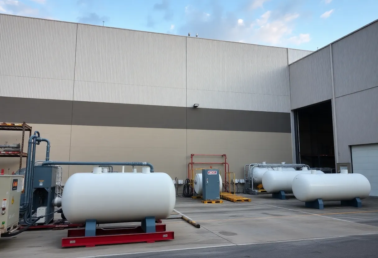 New Flame King warehouse facility in Savannah, Georgia