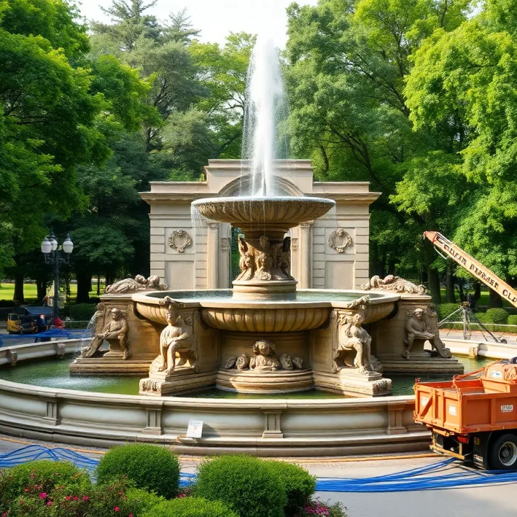 Restoration of Forsyth Park Fountain in Savannah