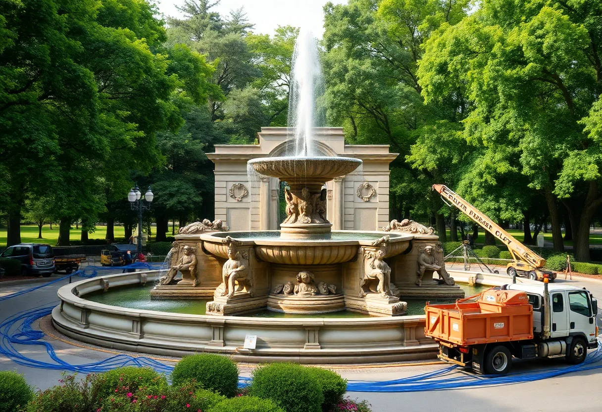 Restoration of Forsyth Park Fountain in Savannah