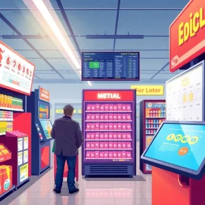 Advanced SCiQ technology deployed in a lottery retail environment