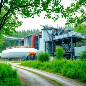 Rendering of Georgia-Pacific's enhanced Alabama River Cellulose mill