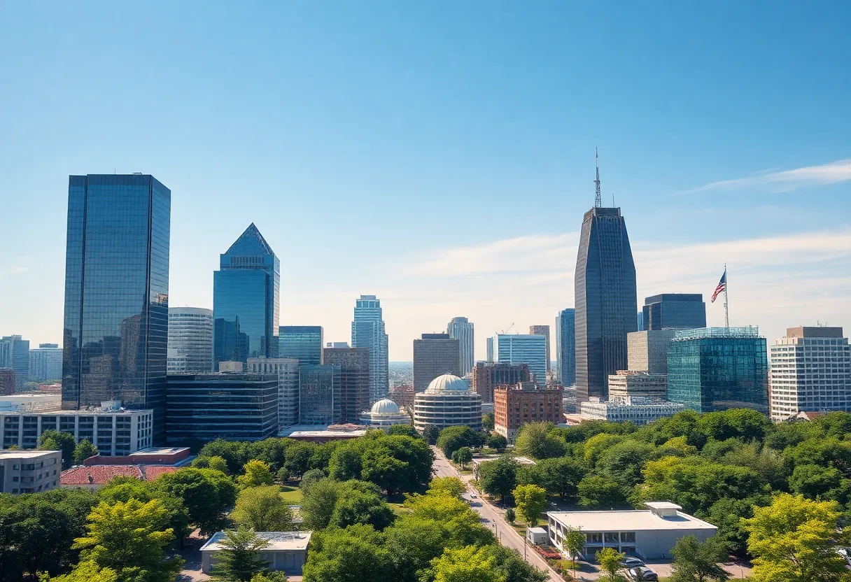 City skyline showcasing Georgia's innovation and startup scene