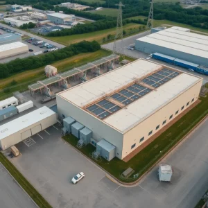 Workers at Hyundai battery plant before immigration raid