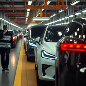 Hyundai automotive factory interior
