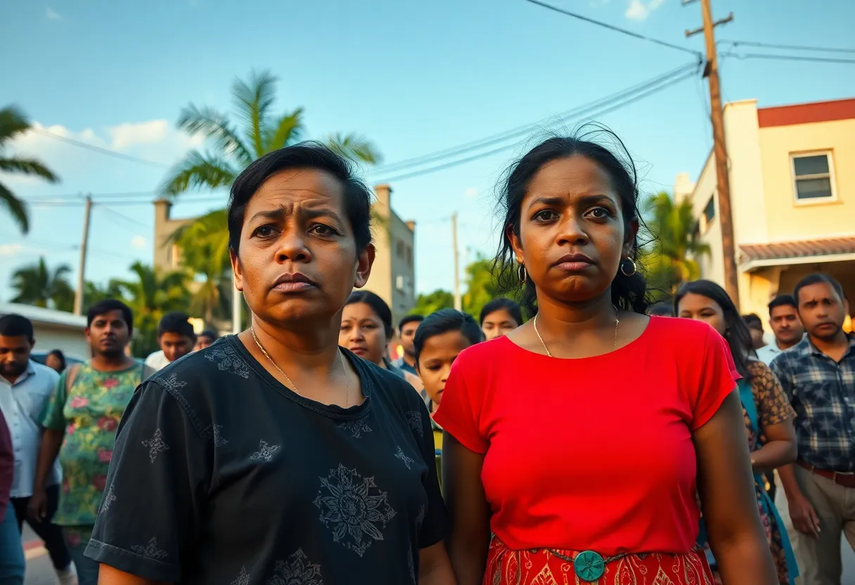 An emotional community gathering in Savannah highlighting immigrant families' concerns about ICE raids.