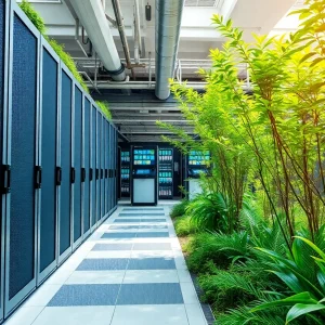 A data center blending technology and nature in Georgia