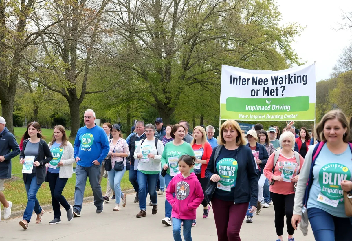 Participants in Daffin Park for Move with MADD event