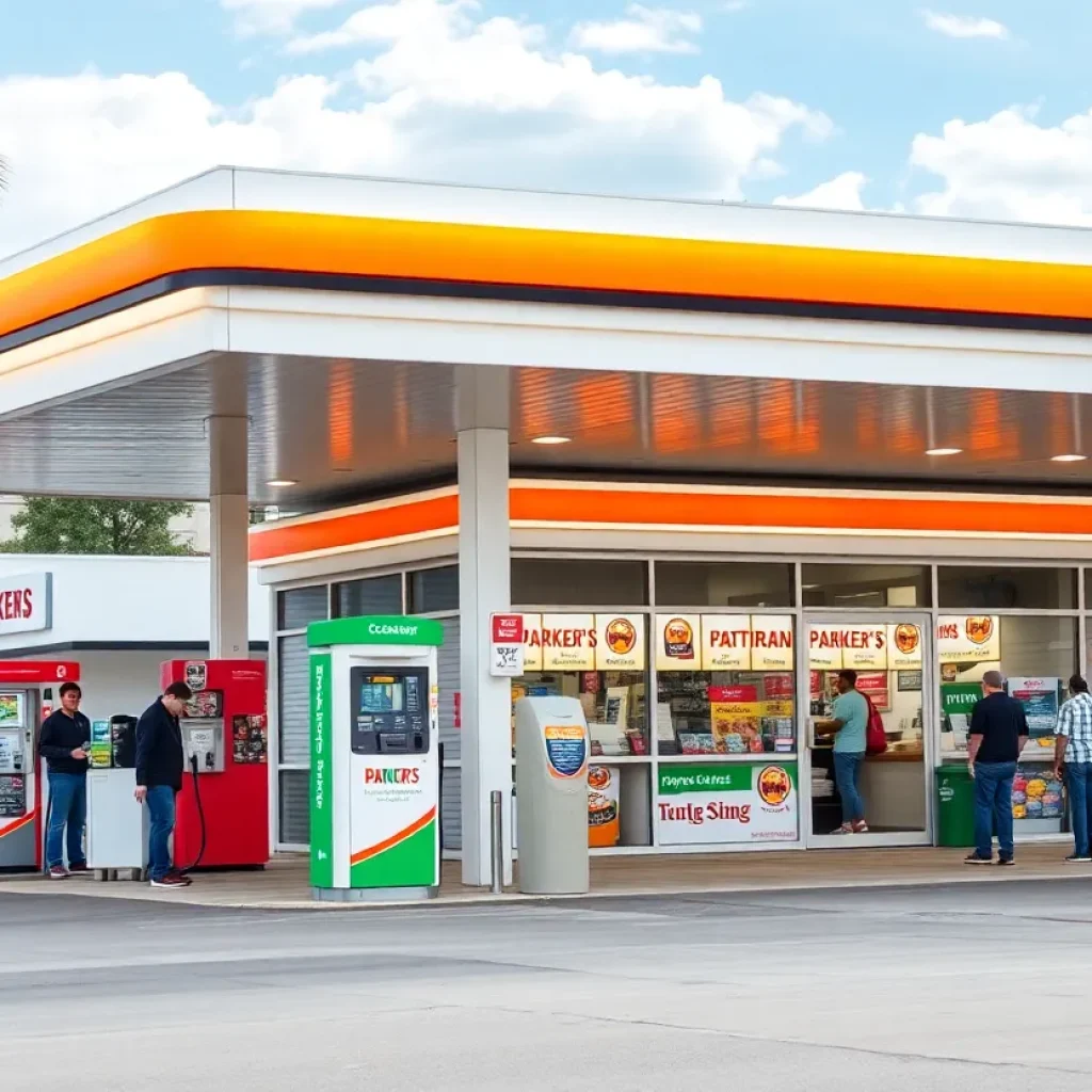 A new Parker's Kitchen gas station and convenience store in Jacksonville, Florida
