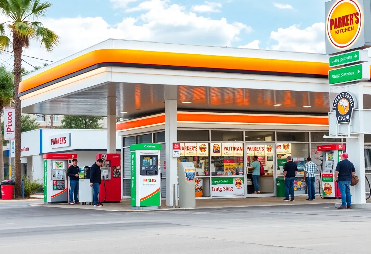 A new Parker's Kitchen gas station and convenience store in Jacksonville, Florida