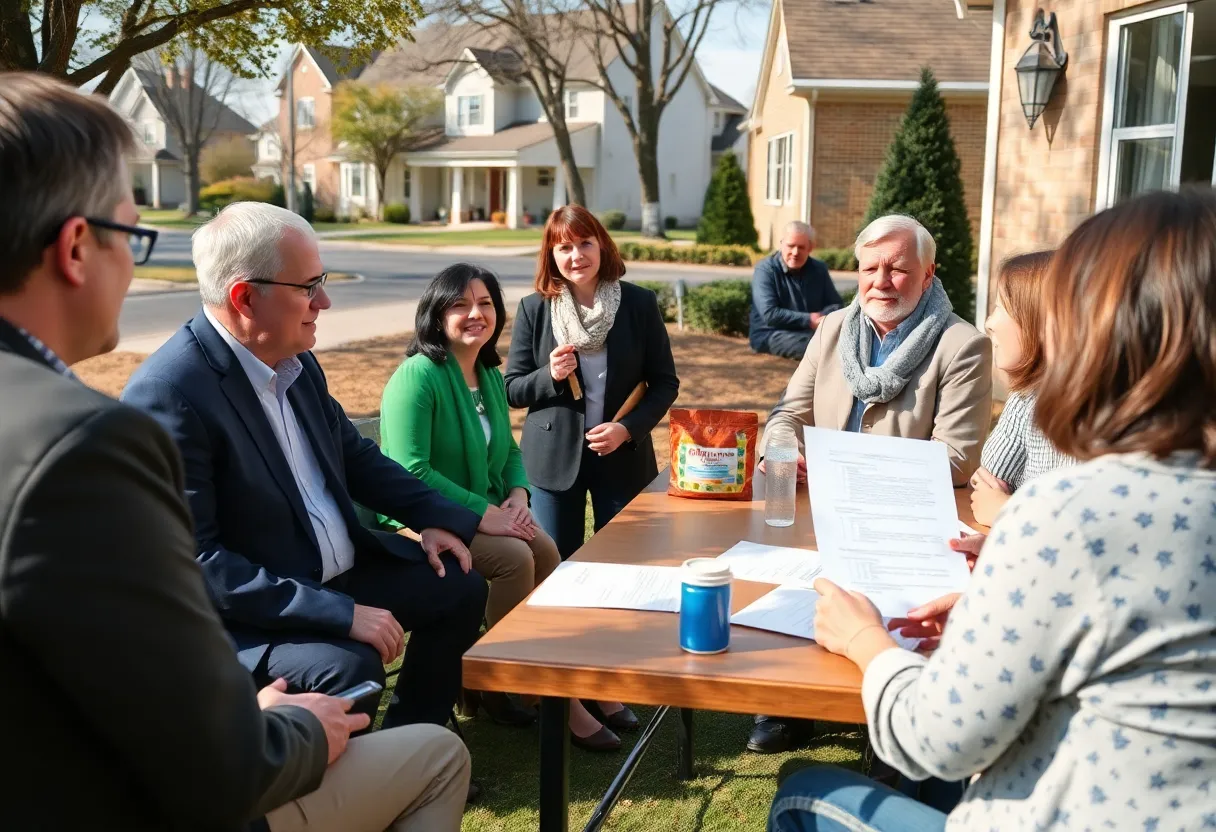 Leaders discussing community initiatives in East Savannah